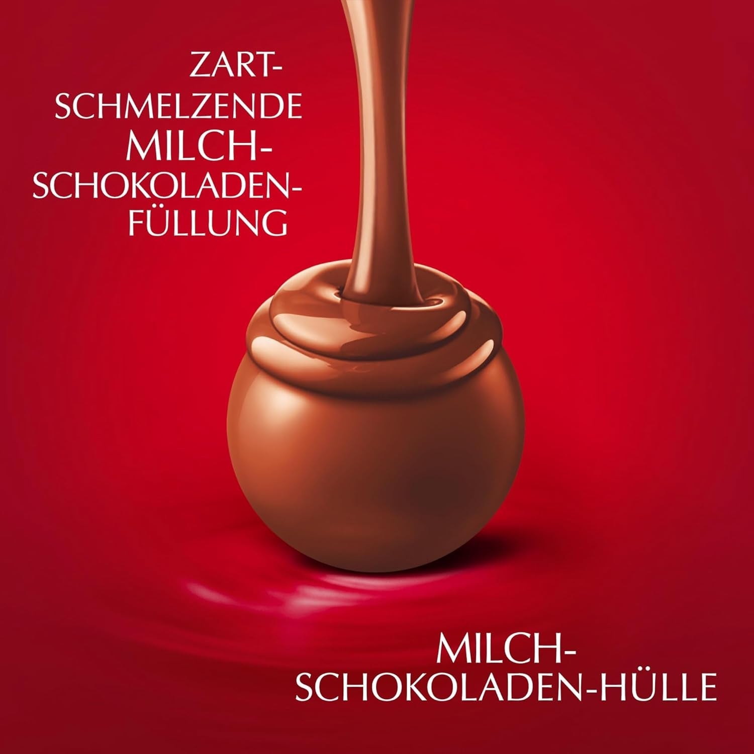 Chocolat Lindt | Cornet de chocolat au lait LINDOR | 500g | 38 boules de chocolat au lait fourrées fondantes | Cadeau chocolat