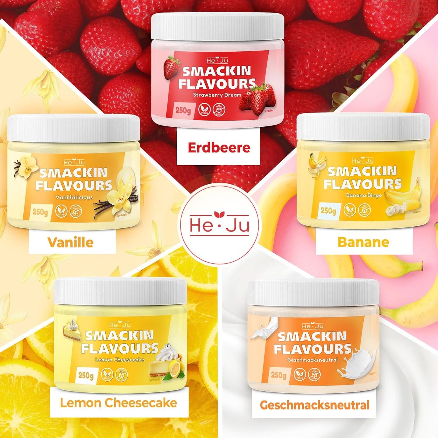 He-Ju, Poudre à saveur neutre, 250 grammes Aromas Naty Shop