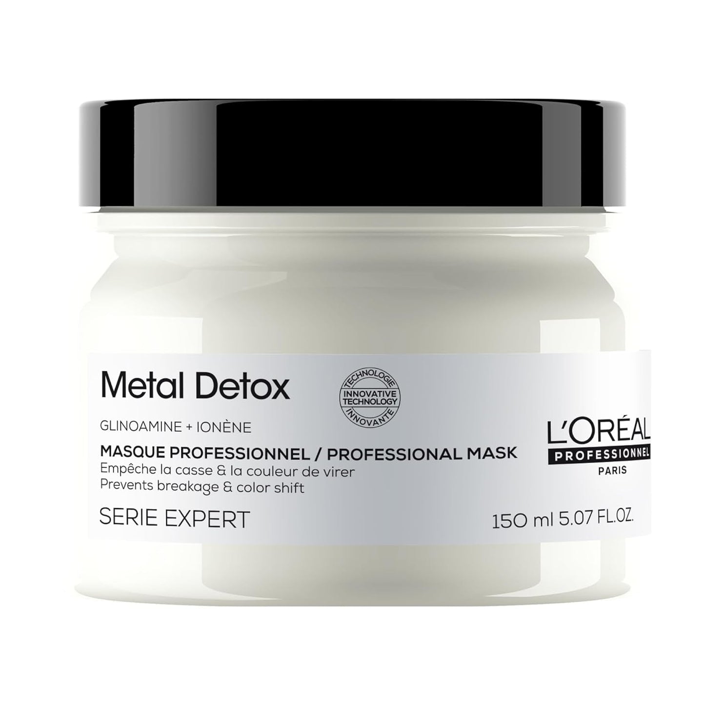 L'Oréal Professionnel Masque Restructurant Professionnel pour tous types de cheveux, aide à réparer les dommages et à restaurer la force des cheveux, Absolut Repair Molecular, 150 ml Naty Shop Hair Mask Default Title