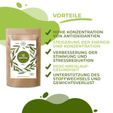 Thé Matcha japonais, qualité premium, en poudre. 100% naturel. Réducteur de thé vert, puissant détoxifiant et antioxydant. Matcha purement cultivé - Origine : Japon (100 g)
