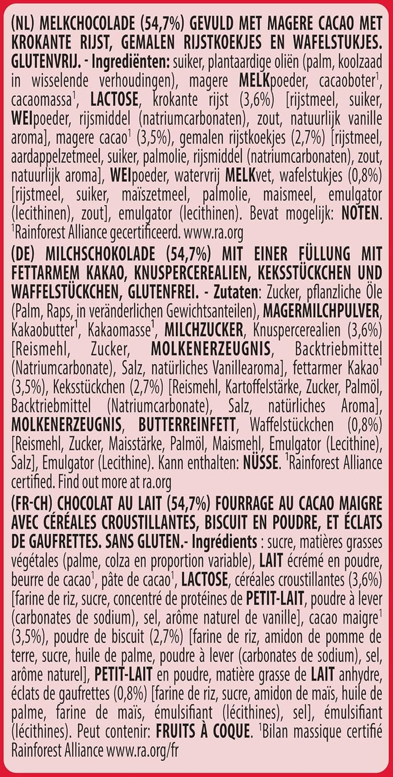 NESTLÉ Easter Friends, mini figurines de Pâques en chocolat au lait avec morceaux croquants, 1 paquet (1 x 65g)