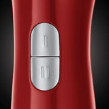 Russell Hobbs Stabmixer [3-In-1: Pürierstab/Zerkleinerer, Mixer- & Schneebesenaufsatz] Desire Rot (sans BPA & Spülmaschinenfestes Zubehör, Für Smoothie, Suppen Saucen, Yaourt Babynahrung) 24700-56 Kitchen Naty Shop