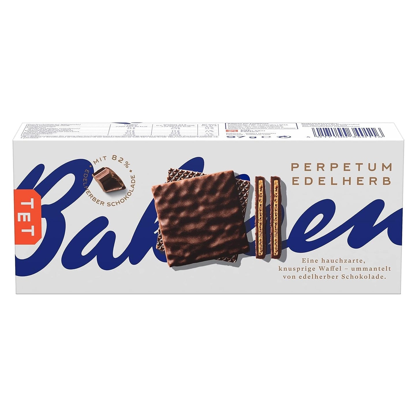 Bahlsen Perpetuum Edelherb - Gaufre au chocolat à l'edelherb (1 x 97 g) (paquet de 4)