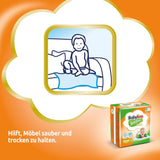 Lingettes humides sensibles, 90 x 60 cm, extra absorbantes, 14 pièces