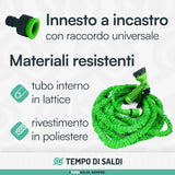 Tuyau d'arrosage extensible de 15 m avec 7 fonctions pour un nettoyage étanche