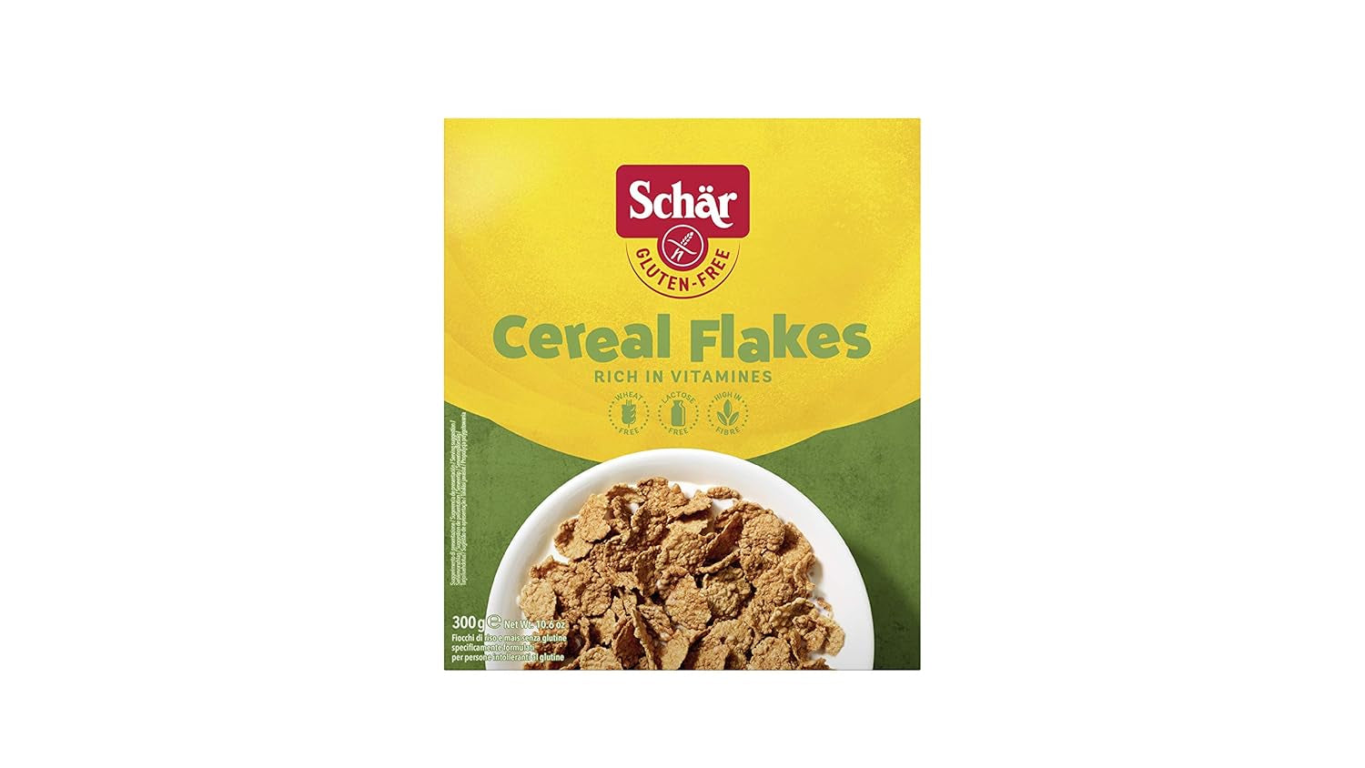 Flocons de céréales sans gluten 300g, paquet de 8