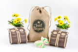 Sacs à café pour boissons - Kaffeesack Jute - Vier Sorten exotischer Kaffee im Jutesack - Weihnachten Geschenkidee - Sacs à café pour boissons - Ganze Bohne