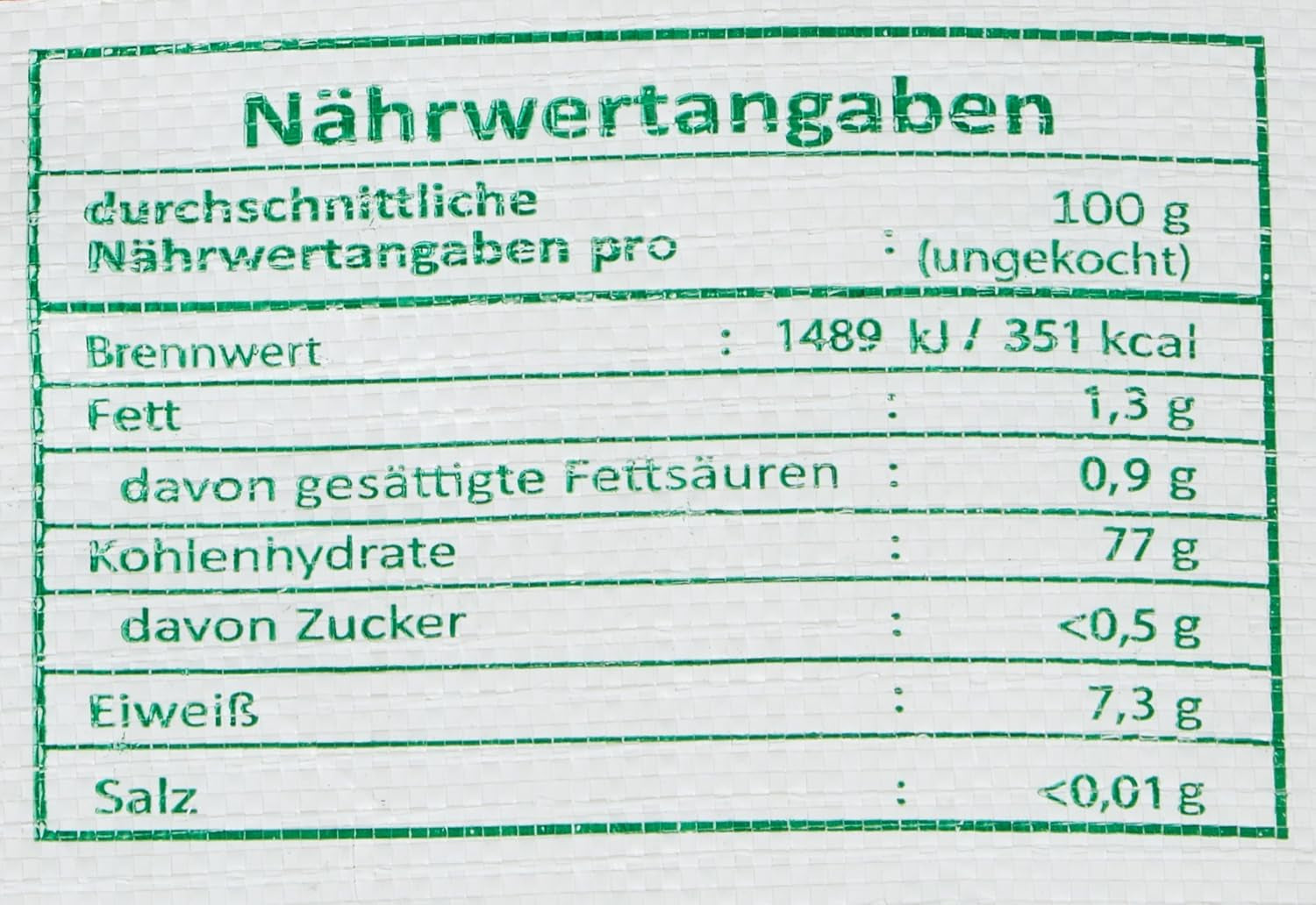 Riz parfumé, grains longs 100%, 1 paquet (1 x 22,7 kg)
