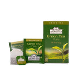 Ahmad Tea – Thé vert – Sachets de thé emballés individuellement avec 2 g de thé par portion – 20 sachets de thé à bandes (lot de 2)