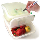 9146 Conteneur accessible avec couvercle GN 44199, blanc, 200(h) x 200(l) x 395(p) mm. Boîtes de conservation des aliments Naty Shop
