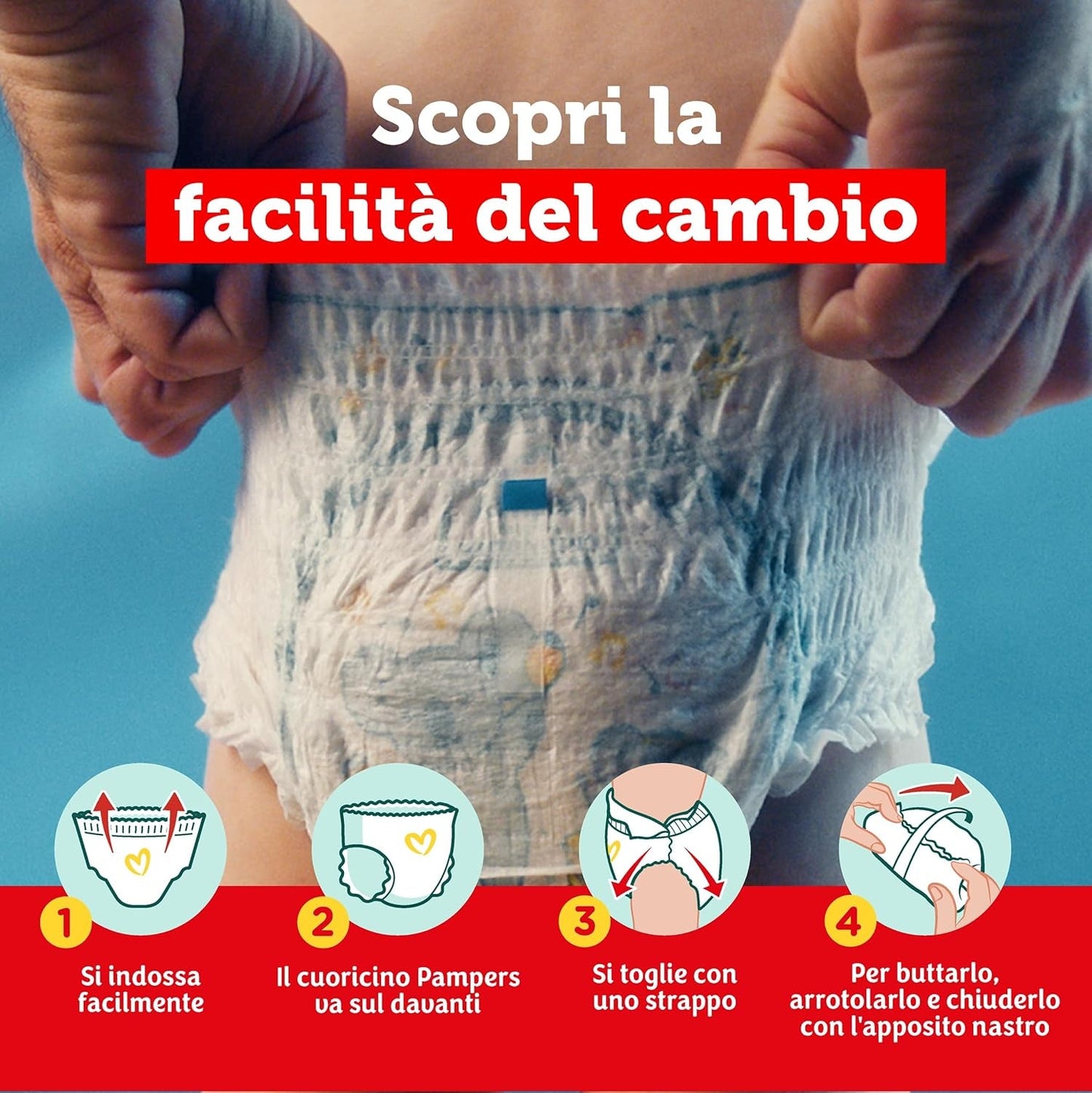 Couches Pampers Baby Dry Junior, paquet double DWCT, taille 5 (12-18 kg), 28 couches