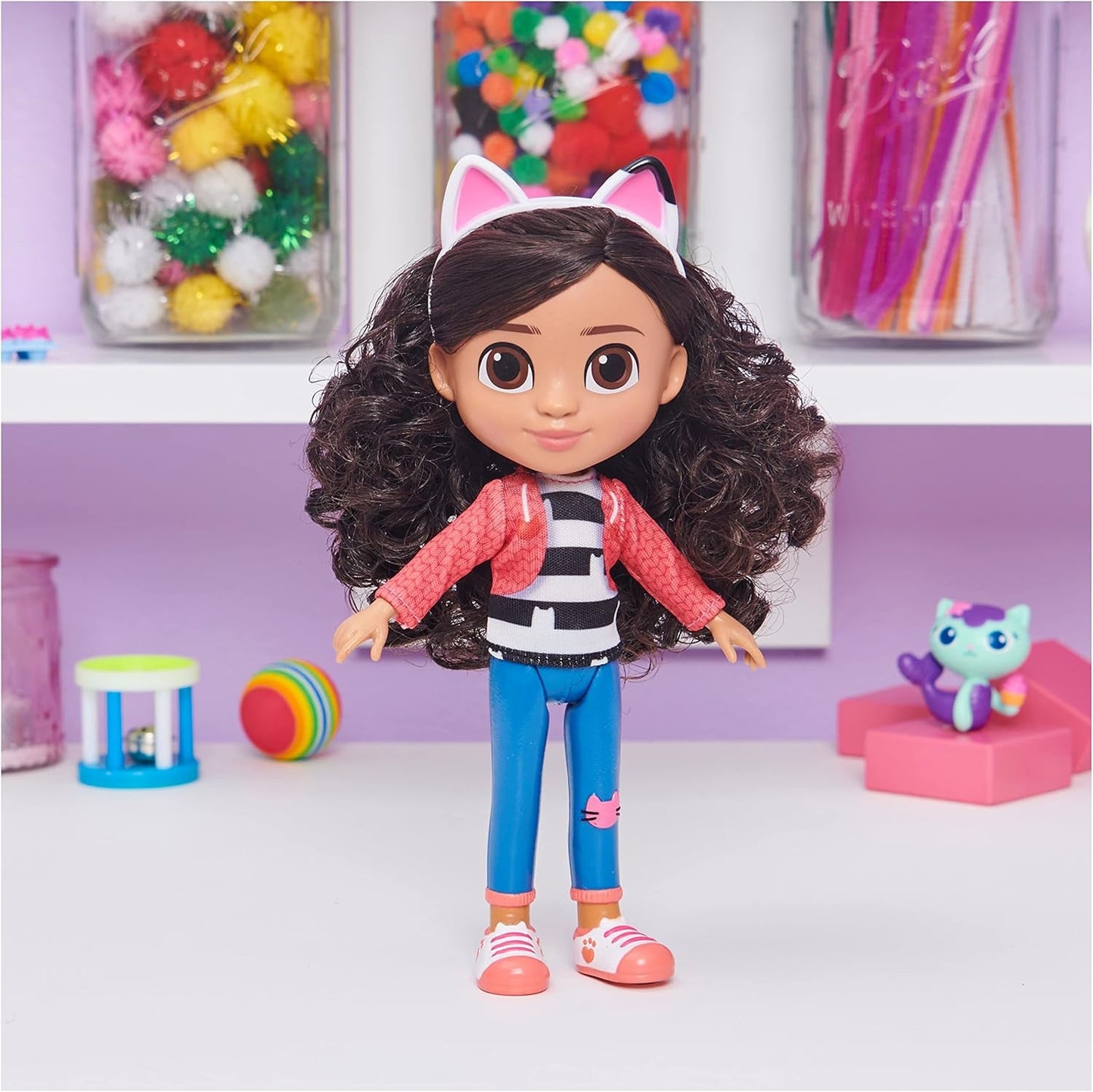 GABBY'S DREAMWORKS DOLLHOUSE - Poupée Gabby Girl de 20 cm, à partir de 3 ans