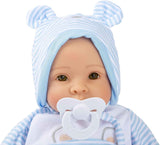 Poupée Small Foot Lukas, comprenant vêtements amovibles, tétine et couverture douce, jeu de rôle, 11238