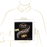 Coffret cadeau LINDOR Extra Black 70% Cacao, Chocolat cadeau, env. 15 truffes LINDOR, 186 g (paquet de 2)