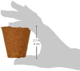 Pots Dehner pour semis, ronds, Ø 6 cm, 96 pièces, marron