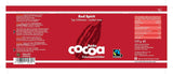 Red Spirit, cacao fin aromatisé au vin rouge, 250 grammes de cacao et chocolat chaud Naty Shop