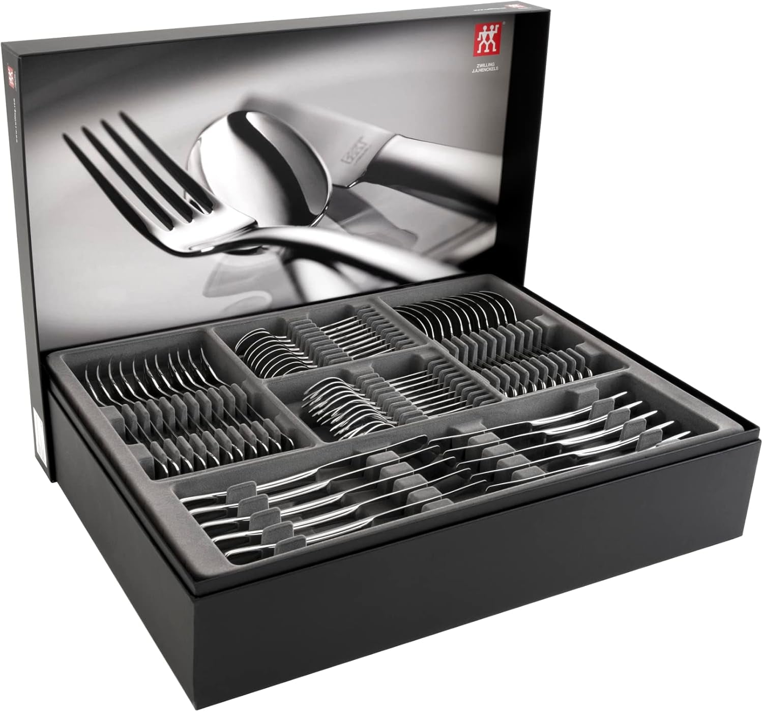 Ménagère ZWILLING Nottingham, 72 pièces, pour 12 personnes, inox 18/10 Cuisine Naty Shop