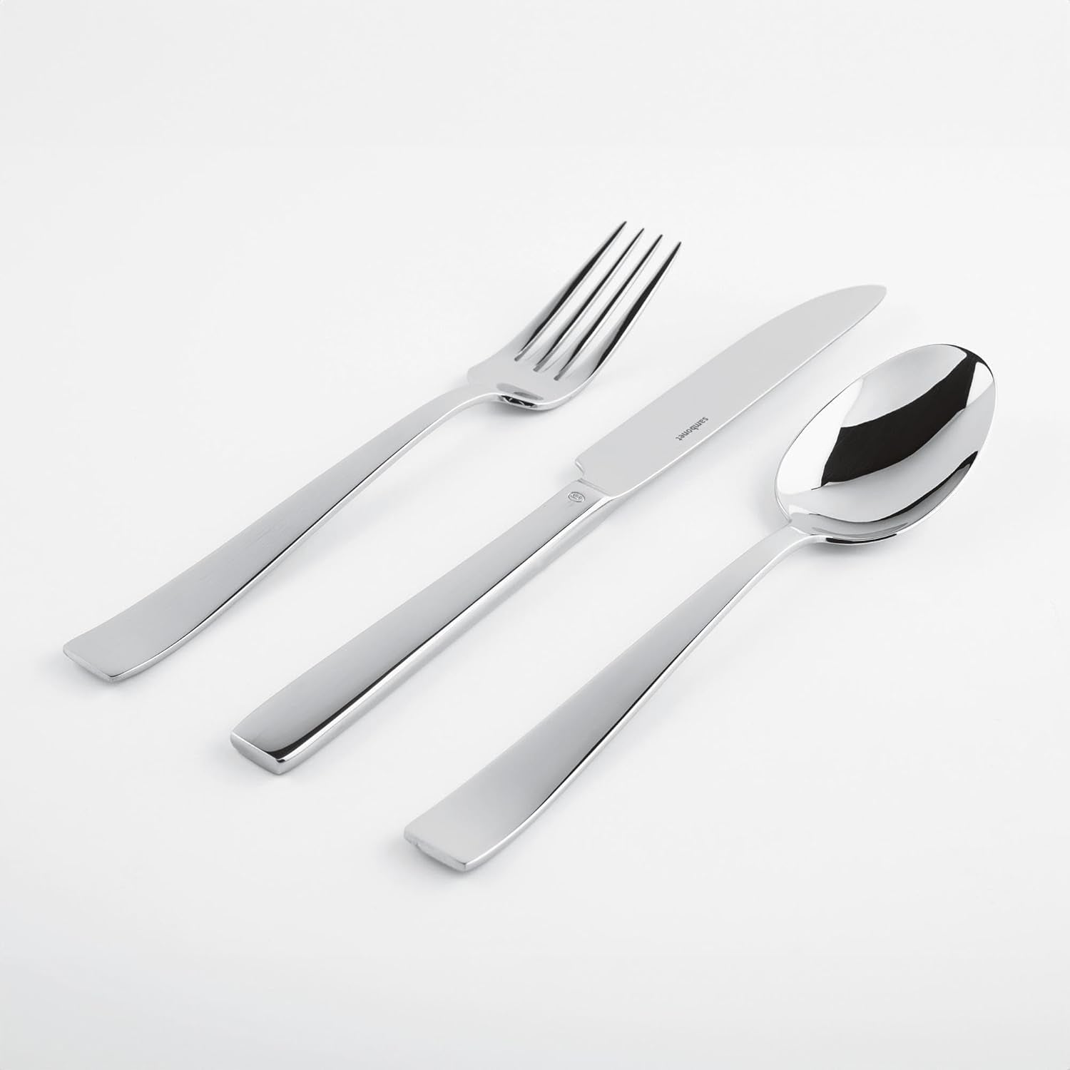 Sambonet 62512-83 Ménagère plate monobloc, 36 pièces, acier inoxydable 18/10, passe au lave-vaisselle Cuisine Naty Shop