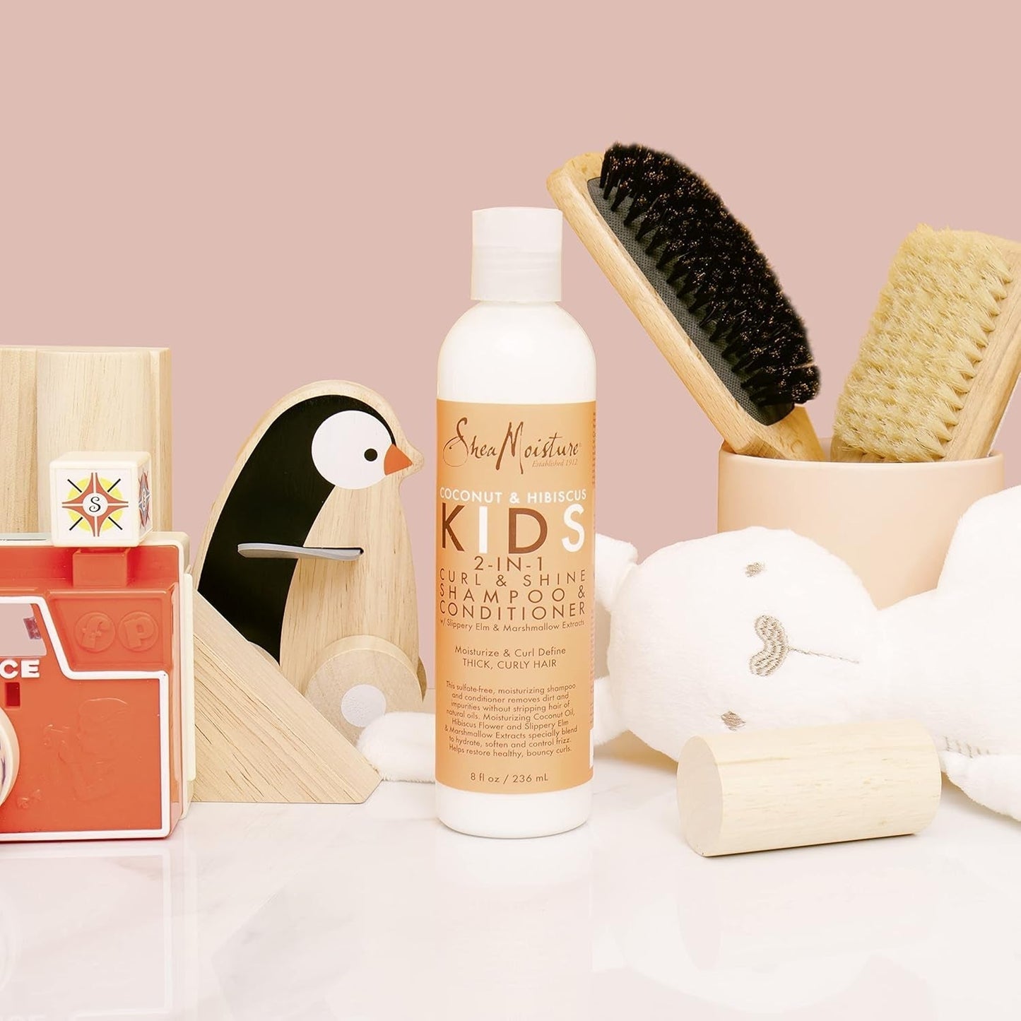 Kids Coconut & Hibiscus Extra Hydrating 237ml Produits démêlants cheveux Naty Shop