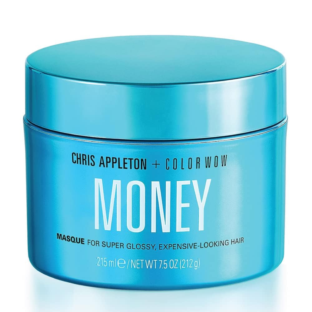 COLOR WOW Masque Capillaire Hydratant Argent 215 ml - masque pour cheveux secs et abîmés, hydratation des cheveux - soin capillaire et protection thermique, bleu Naty Shop Hair Mask 215 Ml (1 pack) Frais