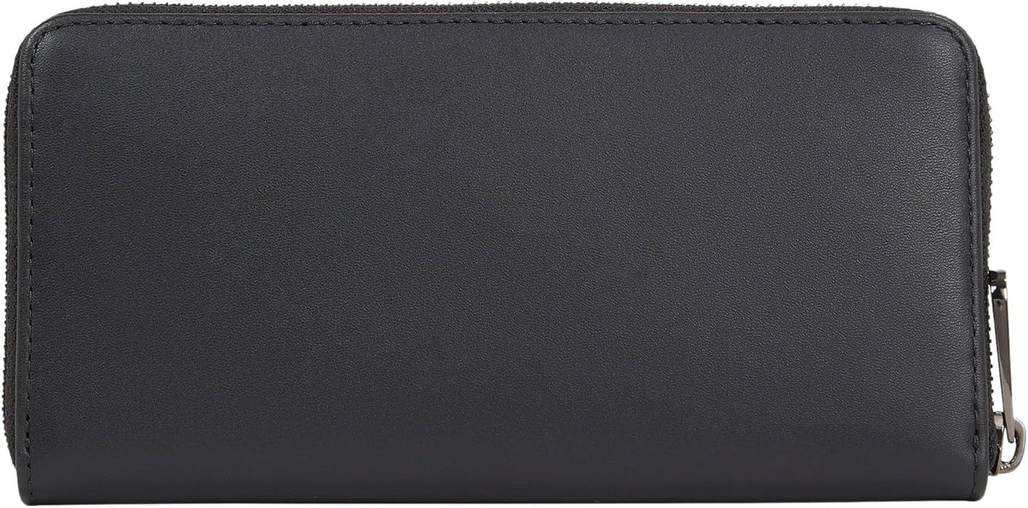 Calvin Klein CK CONCISE LONG ZIP AROUND portefeuille pour hommes, Noir (Ck Black), OS Wallet Men Naty Shop