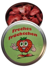 Fraises lyophilisées dans une boîte pour le voyage, nourriture pour les nerfs, cadeau de relaxation, produits séchés aux fraises Naty Shop Titre par défaut