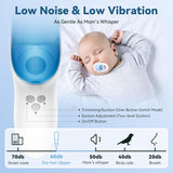 CARER SPARK Tondeuse à cheveux pour enfants, tondeuse à cheveux silencieuse à adsorption sous vide pour enfants IPX7 rechargeable avec 2 peignes de guidage, tondeuse professionnelle sûre pour enfants - Bain et soins de la peau Naty Shop