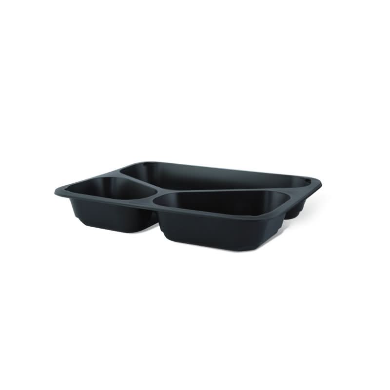 Cocotte Thermo 3 compartiments et couvercle transparent, lot de 10 pièces Catering Nati Shop