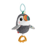 FISHER-PRICE Flap & Go Toucan - La peluche pour poussette favorise la motricité fine et les capacités sensorielles des nouveau-nés dès la naissance HNX66 Baby Toys Naty Shop Default Title
