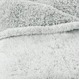Aqua-Textil Couverture câline moelleuse 150 X 200 Cm Gris Blanc Mélange Peluche Couverture TV Couvre-lit Sherpa Polaire Oeko-Tex Ottawa Lits et Couvertures Besuche den aqua-textil-Store