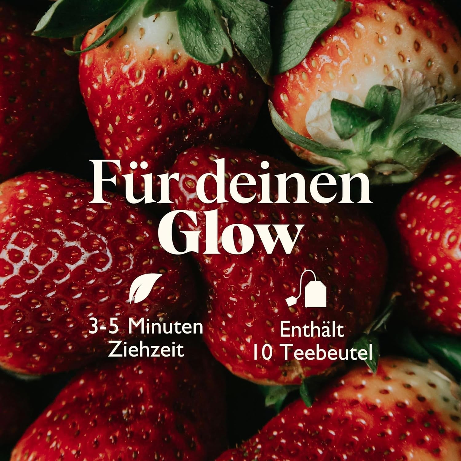 Twinings GLOW Thé vert à l'aloe vera et à l'ortie avec biotine - Mélange de tisanes pour soins naturels de la peau et des cheveux, paquet de 12 (10 sachets chacun)