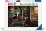 Ravensburger Puzzle 12000782 - Vache dans la baignoire - Puzzle 1000 pièces pour adultes et enfants à partir de 14 ans, Puzzle Naty Shop Titre par défaut