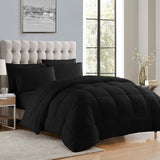 Sweet Home Collection Couette alternative toutes saisons, chaude, luxueuse, pelucheuse, loft, microfibre, garnissage, literie, double, rouge clair très grand Naty Shop Couettes et couettes noires Twin