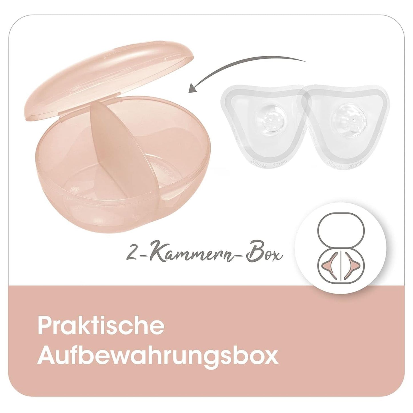 Nip® First Moments téterelles, 2 pièces Accessoires d'alimentation et d'allaitement Bebe Naty Shop