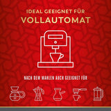 Mélange de Vienne - 500g de grains entiers | Mélange de café viennois classique | Café aromatique obtenu à partir de grains 100 % Arabica Idéal pour les machines à café entièrement automatiques et les machines à expresso