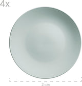MÄSER Pastel Selection, Modernes Geschirr Set für 4 Personen, 16-teiliges Kombiservice en Keramik, Steinzeug, Turquoise-Grün