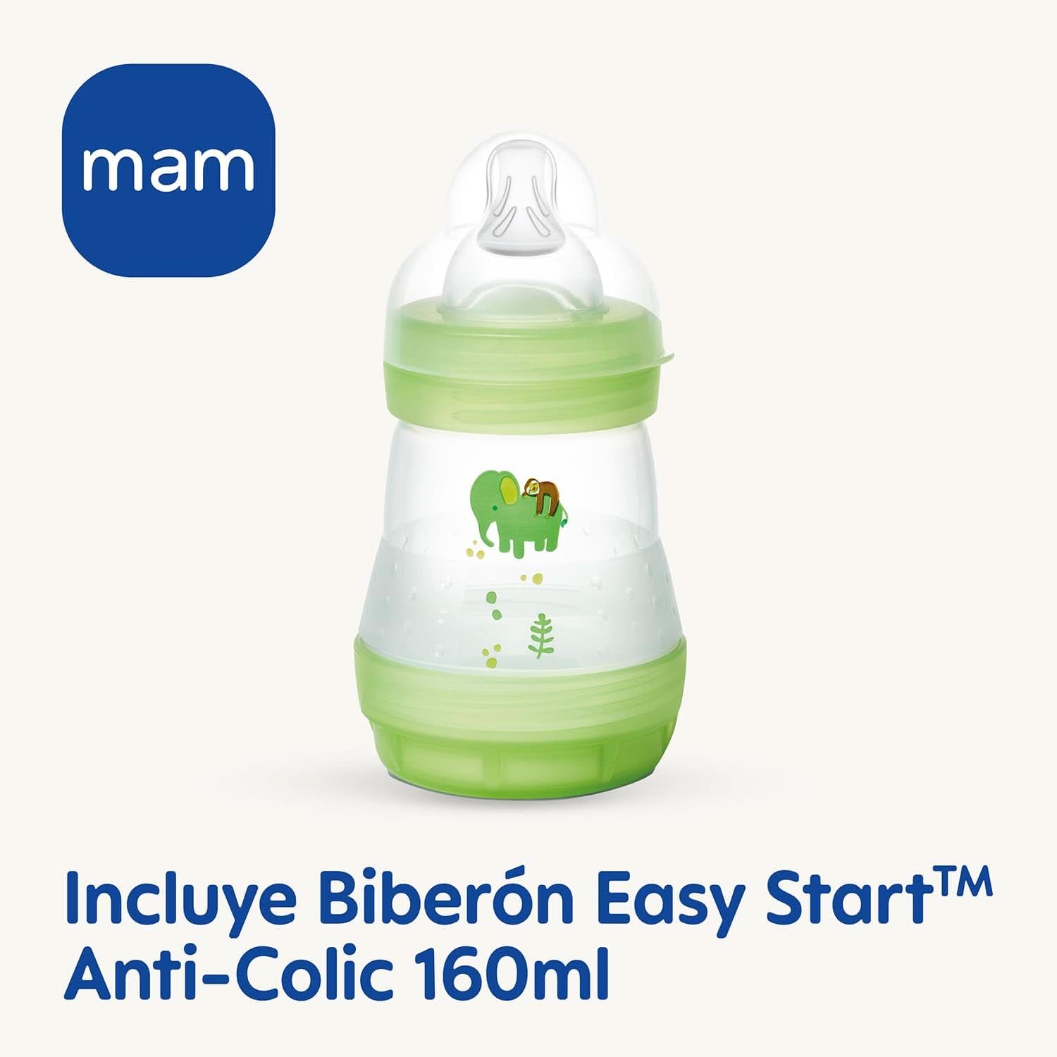 MAM Tire-lait manuel E102 - Tire-lait pour le lait maternel, confortable et efficace Accessoires Alimentation et Allaitement Bebe Naty Shop