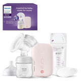 Tire-lait électronique individuel Philips Avent - avec technologie Natural Motion, coussin en silicone confortable Accessoires Alimentation et Allaitement Bebe Naty Shop Scf395/31
