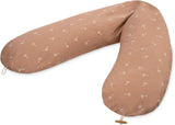Julius Zöllner Coussin d'allaitement bio 190 cm, garnissage 42 litres microbilles Eps, fabriqué en Allemagne Accessoires Alimentation et Allaitement Bébé Naty Shop Fleuri