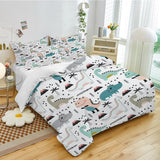Linge de lit enfant, Dinosaure Linge de lit - enfant Naty Shop
