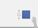 SER4230239 Serviette 40 X 40, 2 épaisseurs, pli 1/4, 100 serviettes, 2 épaisseurs, bord lisse, bleu