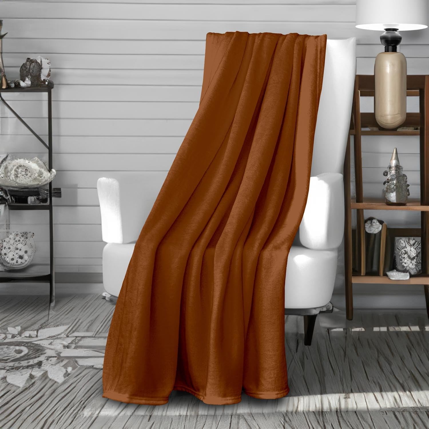 Soleil D'Ocre, couverture flanelle, 180 X 220 Cm, Calin Terra Couettes et couettes Naty Shop