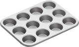 Plaque de cuisson à muffins Kitchen Craft, couvercle antiadhésif, peut contenir 12 muffins, 35 cm x 27 cm Naty Shop