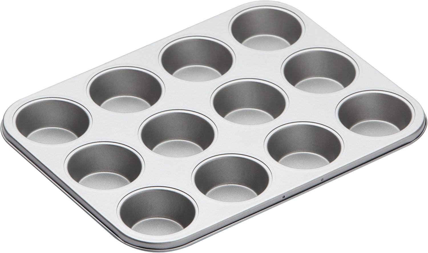 Plaque de cuisson à muffins Kitchen Craft, couvercle antiadhésif, peut contenir 12 muffins, 35 cm x 27 cm Naty Shop