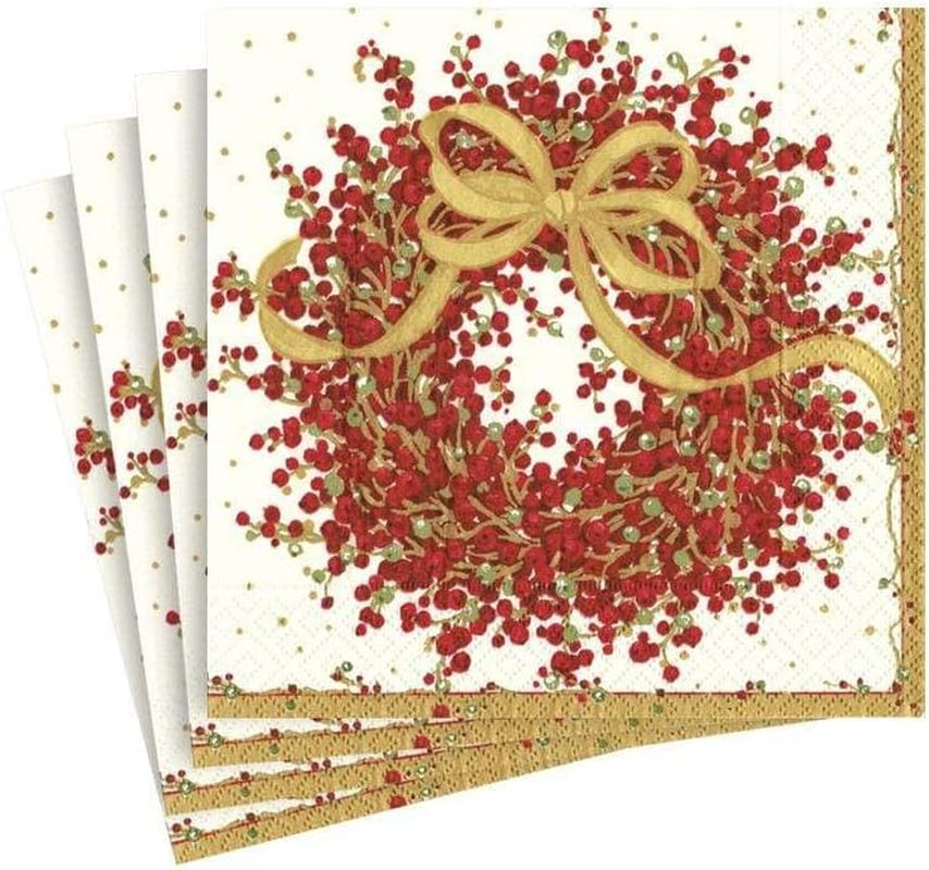 Serviettes en papier triple épaisseur 8070C, 20 pièces, 25 x 25 cm, poivre