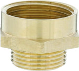 Raccord fileté en laiton Gardena : Connecteur en laiton pour raccordement des deux côtés, par ex. aux pompes, filetage de tuyau 26,5 mm (G 3/4 pouce) (7260-20)
