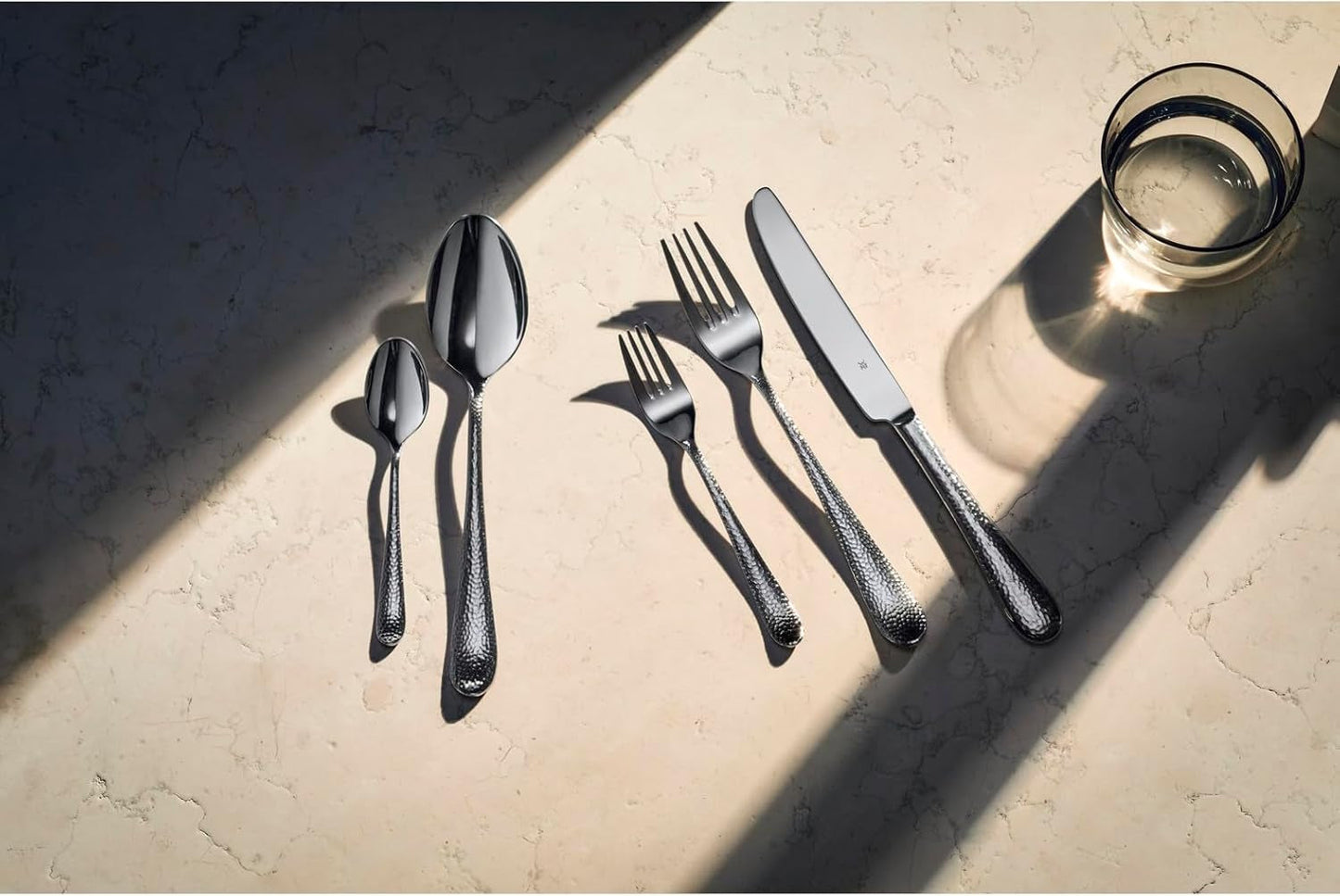 Ménagère WMF Sitello pour 6 personnes, Cromargan, ménagère 30 pièces, couteaux monobloc Cuisine Naty Shop