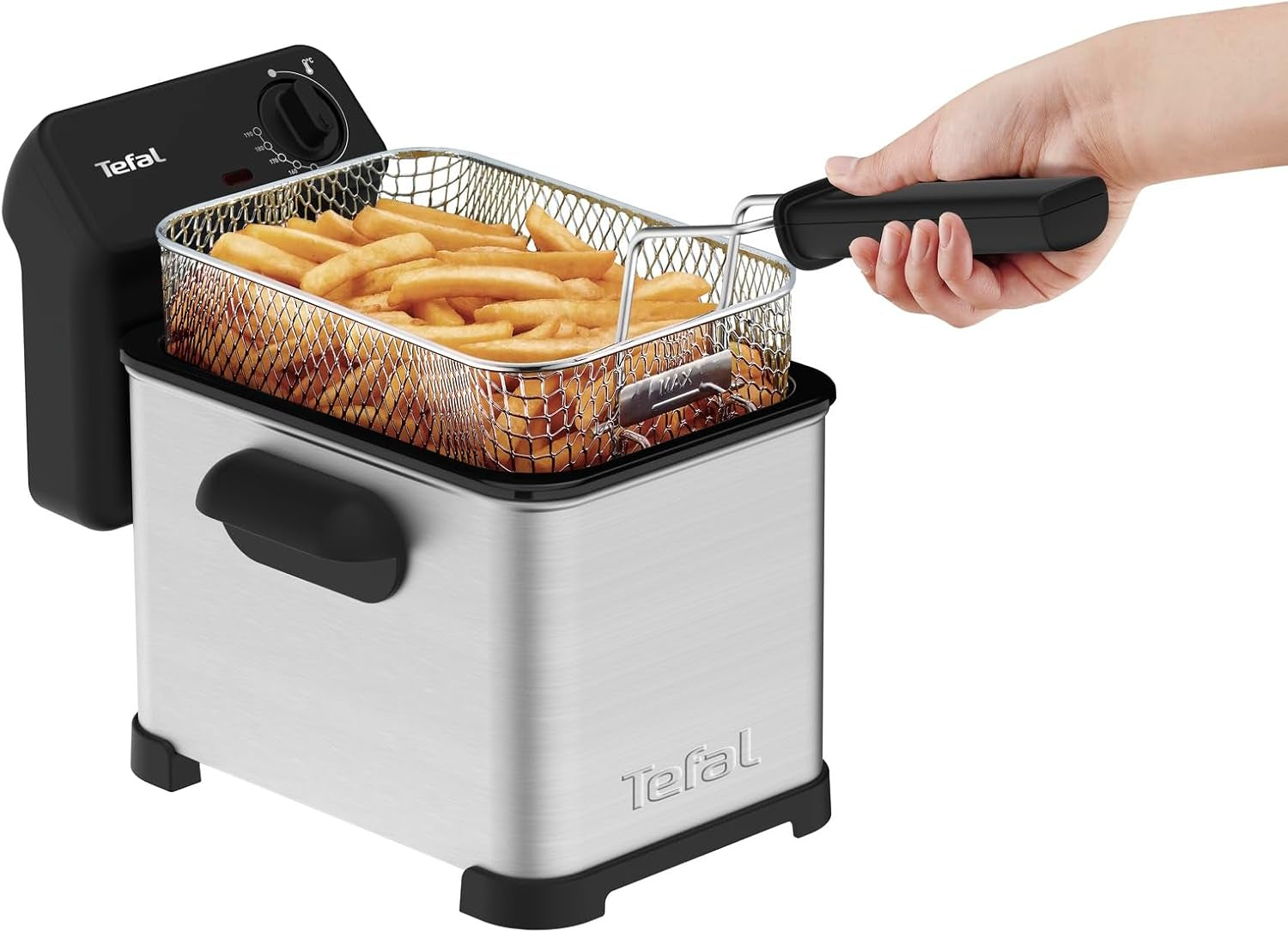 Tefal Family Pro Access 4,0L, 3000 Watt, semi-professionnel, avec huile, réservoir d'huile amovible, technologie de zone de refroidissement Électroménager Naty Shop