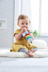 HABA 304771 - Figurine teckel hochet, jouet bébé en tissu avec moteur hochet, jouet à partir de 6 mois Jouets Bebe Naty Shop