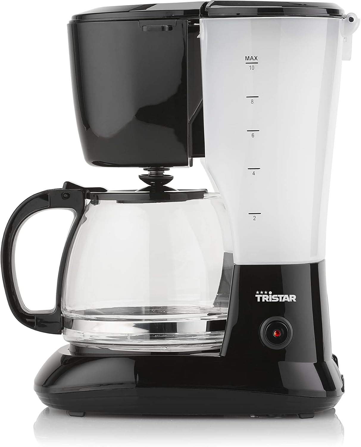 Cafetière Tristar 1,25 L – Pour 10 à 12 tasses, convient également pour le camping, CM-1245, Noir